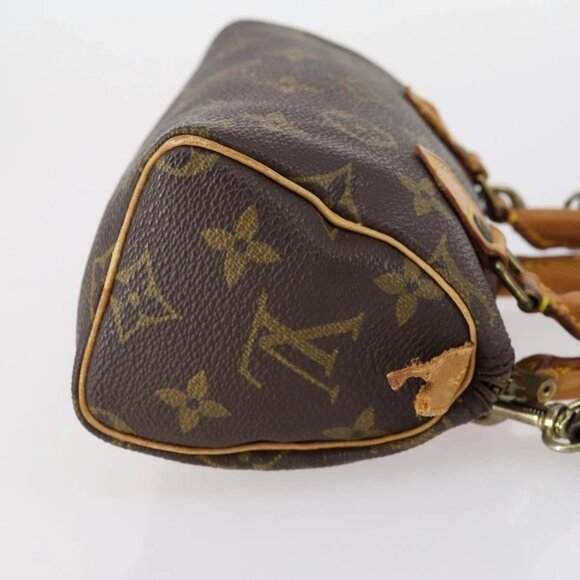 LOUIS VUITTON Monogram Mini Speedy Hand Bag M41534 LV Auth hk3156 - Picture 6 of 16